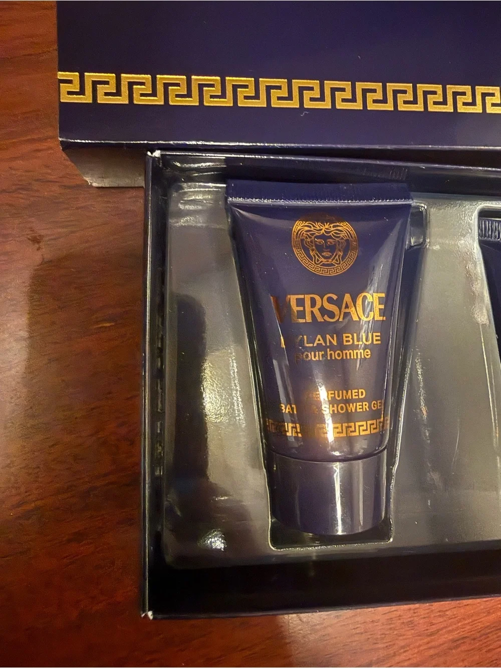 Versace Dylan Blue Men’s Grooming Trio - Black & Gold